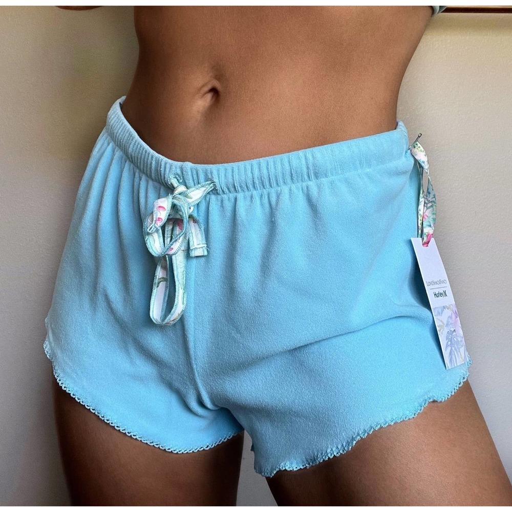 LoveShackFancyX HURLEY• SOLID TERRY WALKSHORTS